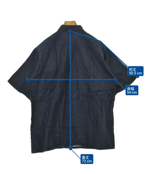 COMOLI（コモリ）カジュアルシャツ 紺 サイズ:3(L位) メンズ/2200674974135