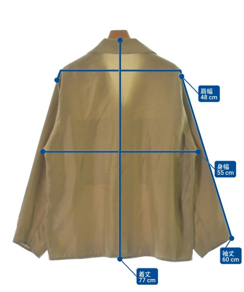 COMOLI（コモリ）カジュアルシャツ ベージュ サイズ:2(M位) メンズ/2200679667018