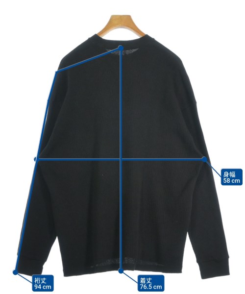 COMOLI（コモリ）Tシャツ・カットソー 黒 サイズ:5(XXL位) メンズ/2200693637042