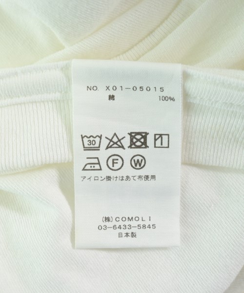 COMOLI（コモリ）Tシャツ・カットソー 白 サイズ:4(XL位) メンズ/2200701819286
