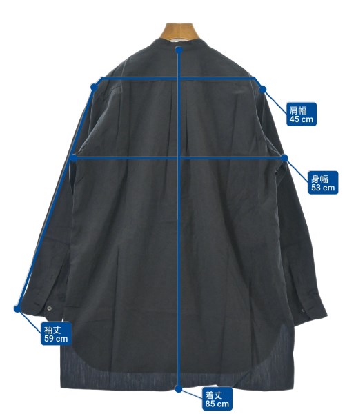 COMOLI（コモリ）カジュアルシャツ 紺 サイズ:1(S位) メンズ/2200646236162