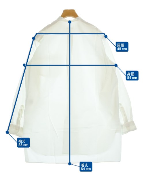 COMOLI（コモリ）カジュアルシャツ 白 サイズ:1(S位) メンズ/2200646236186