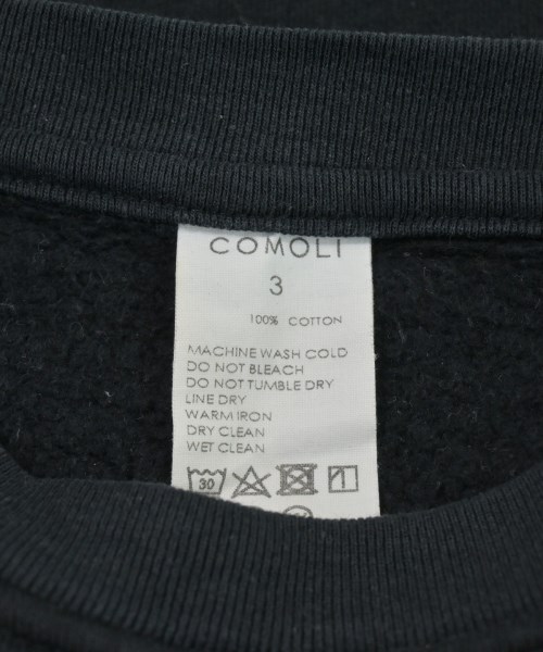 COMOLI（コモリ）スウェット 黒 サイズ:3(L位) メンズ/2200651098083