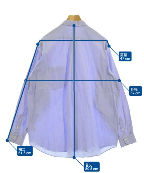 COMOLI（コモリ）カジュアルシャツ 紫 サイズ:3(L位) メンズ/2200659453112