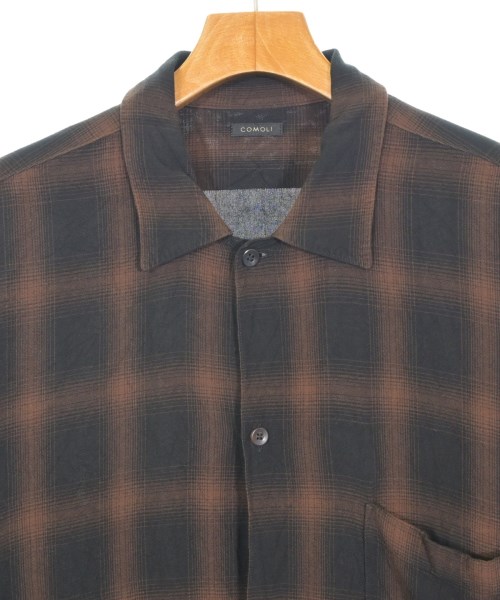 COMOLI（コモリ）カジュアルシャツ 黒 サイズ:4(XL位) メンズ/2200660454030