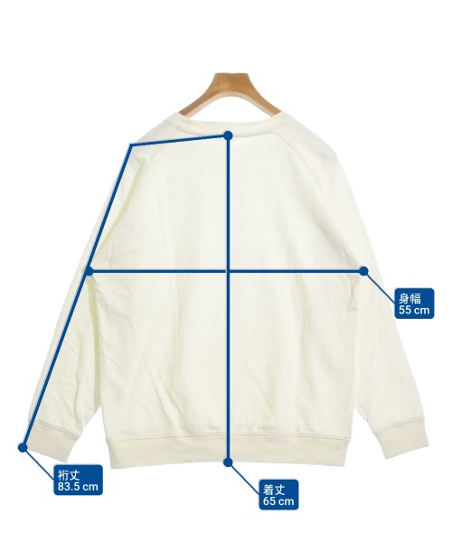 COMOLI（コモリ）スウェット 白 サイズ:1(S位) メンズ/2200662345046