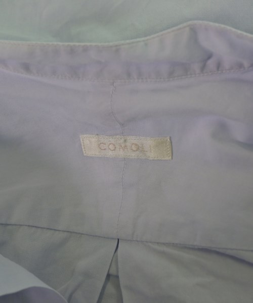 COMOLI（コモリ）カジュアルシャツ 青 サイズ:1(S位) メンズ/2200662409076