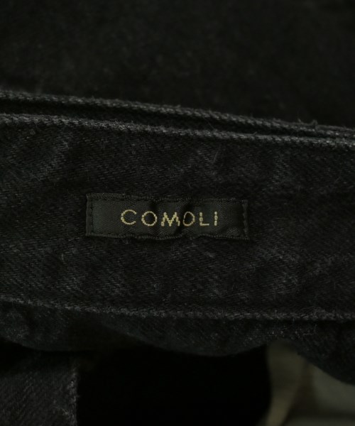 COMOLI（コモリ）デニムパンツ 黒 サイズ:4(XL位) メンズ/2200714883359