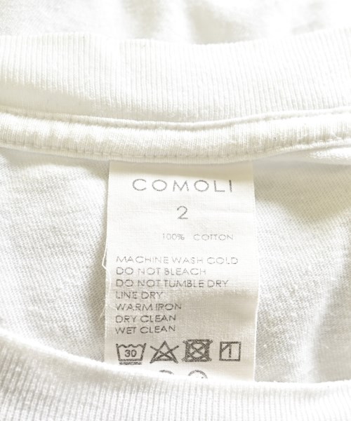 COMOLI（コモリ）Tシャツ・カットソー 白 サイズ:2(M位) メンズ/2200715694138
