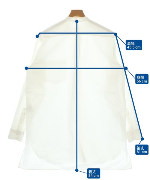 COMOLI（コモリ）カジュアルシャツ 白 サイズ:1(S位) メンズ/2200645040074