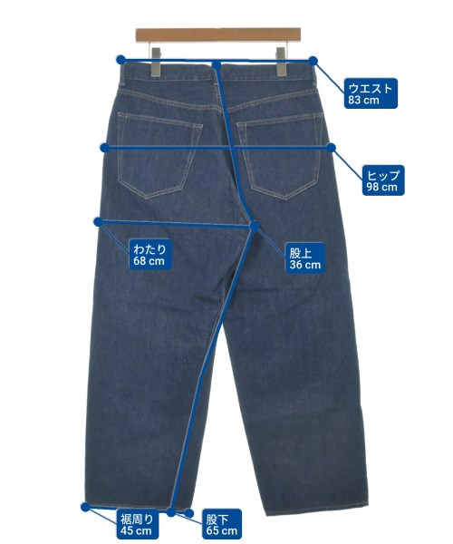 COMOLI（コモリ）デニムパンツ 紺 サイズ:2(M位) メンズ/2200643850057