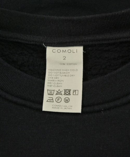 COMOLI（コモリ）スウェット 黒 サイズ:2(M位) メンズ/2200647911013