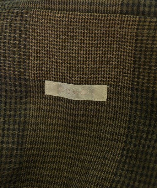 COMOLI（コモリ）カジュアルシャツ 茶 サイズ:1(S位) メンズ/2200637198035