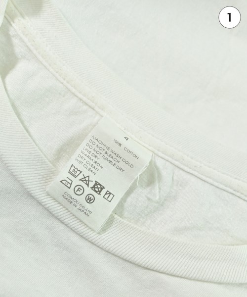COMOLI（コモリ）Tシャツ・カットソー 白 サイズ:4(XL位) メンズ/2200646828015