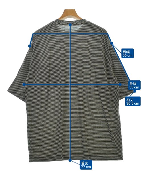 COMOLI（コモリ）Tシャツ・カットソー 黒 サイズ:4(XL位) メンズ/2200647877449