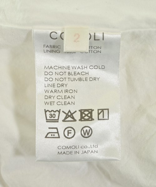 COMOLI（コモリ）ブルゾン 白 サイズ:2(M位) メンズ/2200649756049