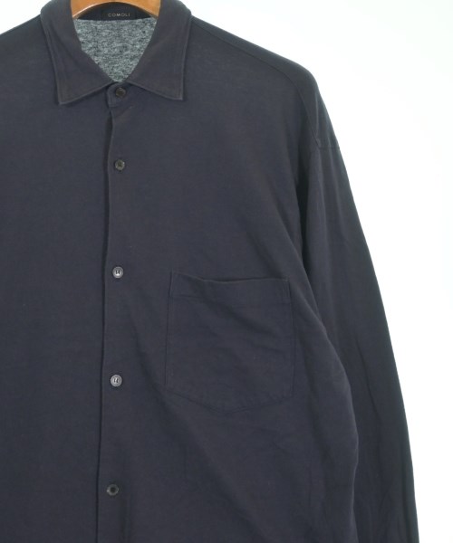 COMOLI（コモリ）カジュアルシャツ 紺 サイズ:1(S位) メンズ/2200651168021