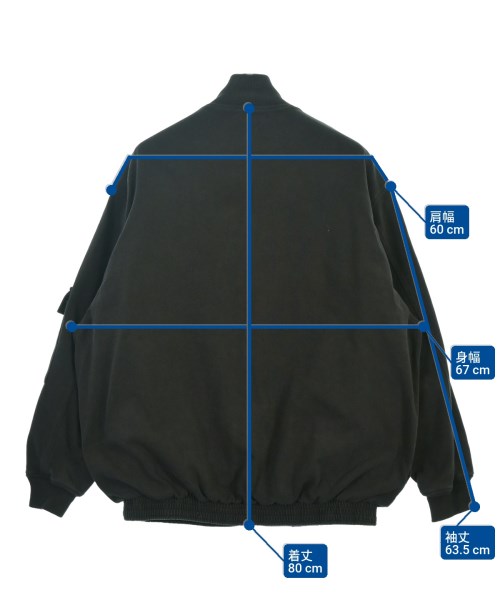 COMOLI（コモリ）ブルゾン 黒 サイズ:1(S位) メンズ/2200651291040