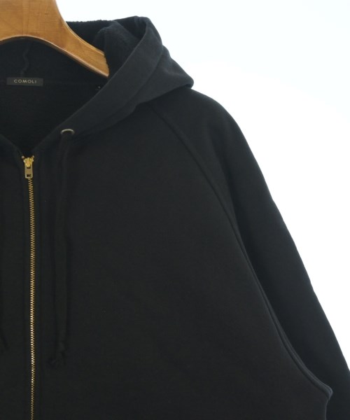 COMOLI（コモリ）パーカー 黒 サイズ:3(L位) メンズ/2200642909084