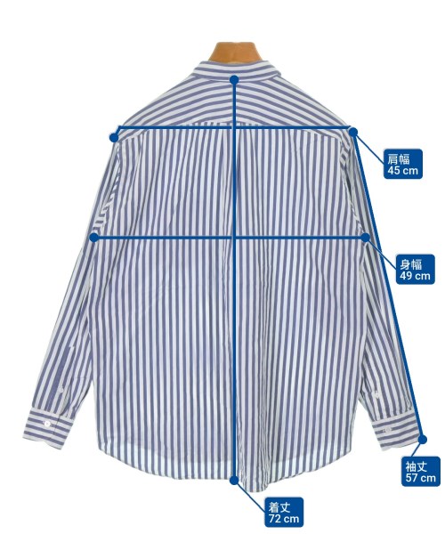 COMOLI（コモリ）カジュアルシャツ 白 サイズ:1(S位) メンズ/2200652352023