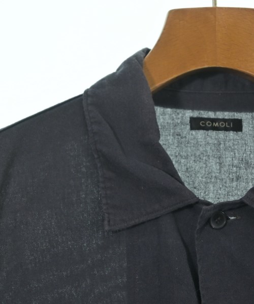 COMOLI（コモリ）カジュアルシャツ 紺 サイズ:2(M位) メンズ/2200652408010