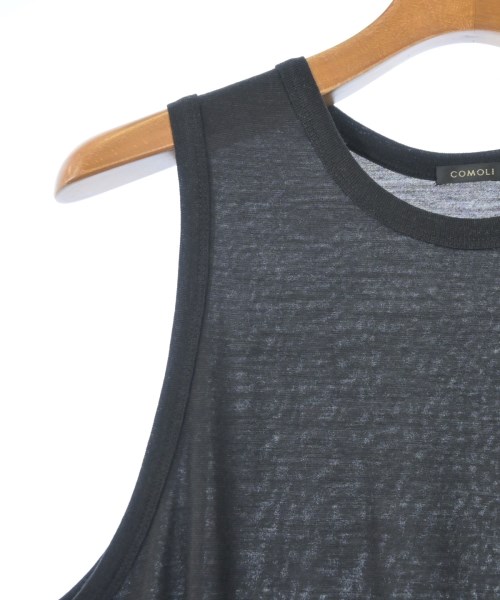 COMOLI（コモリ）タンクトップ 黒 サイズ:2(M位) メンズ/2200651754033