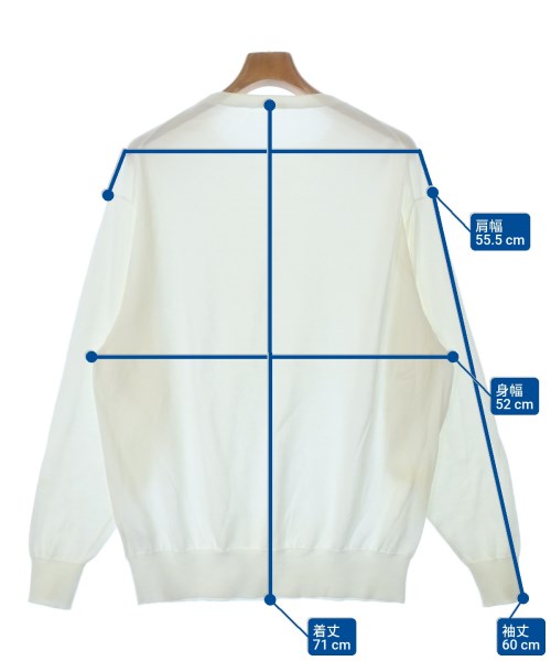 COMOLI（コモリ）ニット・セーター 白 サイズ:-(XL位) メンズ/2200651754064