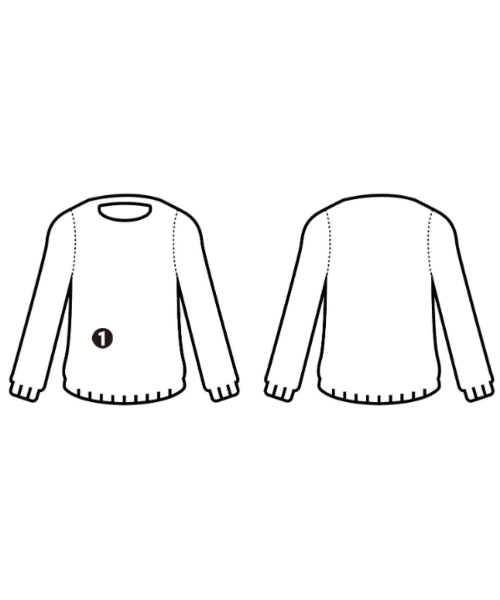 COMOLI（コモリ）ニット・セーター 紫 サイズ:-(M位) メンズ/2200651754071