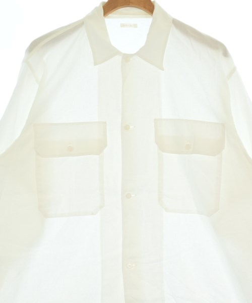 COMOLI（コモリ）カジュアルシャツ 白 サイズ:3(L位) メンズ/2200653316116