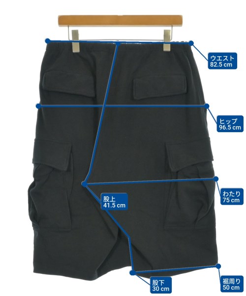 COMOLI（コモリ）ショートパンツ 黒 サイズ:3(L位) メンズ/2200653589015