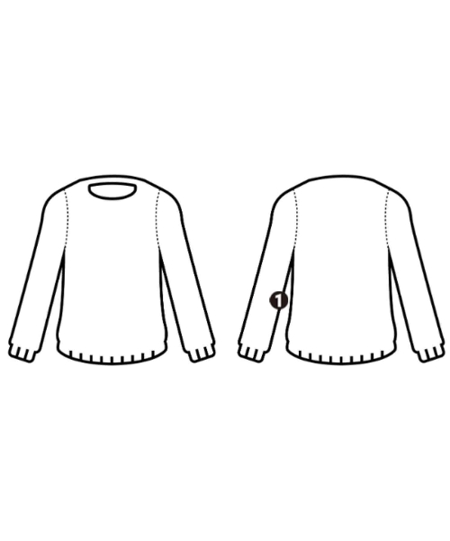 COMOLI（コモリ）ニット・セーター 白 サイズ:3(L位) メンズ/2200648452201