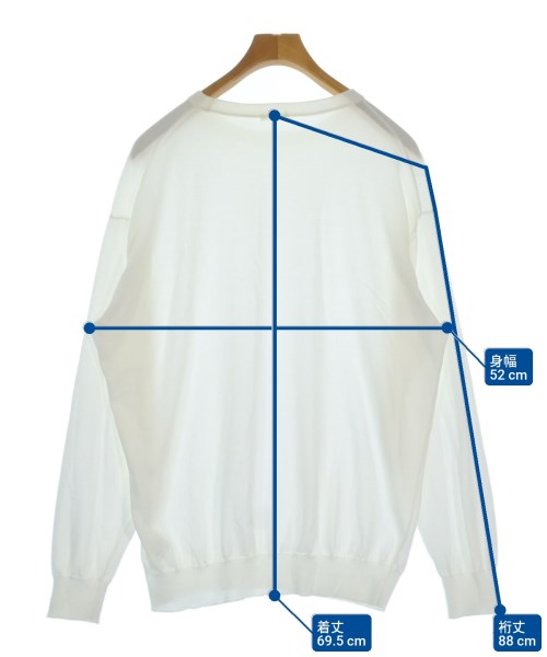 COMOLI（コモリ）ニット・セーター 白 サイズ:3(L位) メンズ/2200648452201