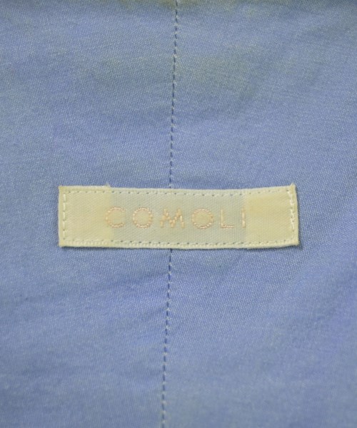 COMOLI（コモリ）カジュアルシャツ 青 サイズ:1(S位) メンズ/2200663044238