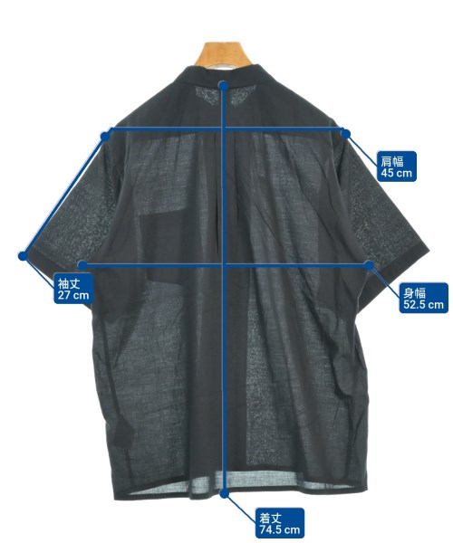 COMOLI（コモリ）カジュアルシャツ 黒 サイズ:2(M位) メンズ/2200663549092