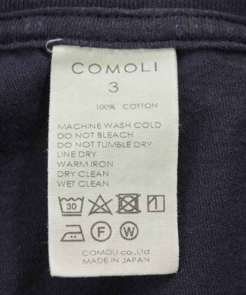 COMOLI（コモリ）Tシャツ・カットソー 紺 サイズ:3(L位) メンズ/2200663549108