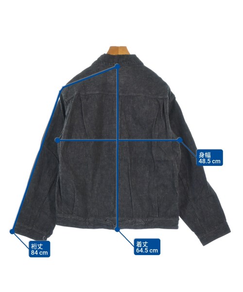 COMOLI（コモリ）デニムジャケット 黒 サイズ:2(M位) メンズ/2200665216015