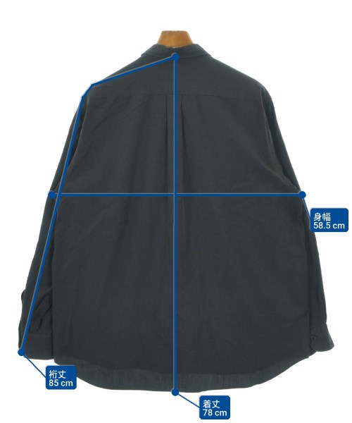 COMOLI（コモリ）カジュアルシャツ 黒 サイズ:2(M位) メンズ/2200665952036