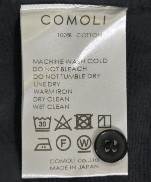 COMOLI（コモリ）カジュアルシャツ 紺 サイズ:5(XXXL位) メンズ/2200666221032
