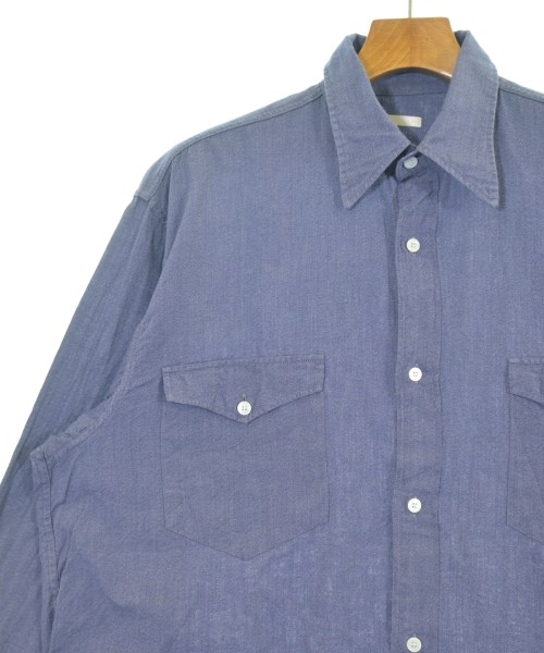 COMOLI（コモリ）カジュアルシャツ 紺 サイズ:2(M位) メンズ/2200663182107