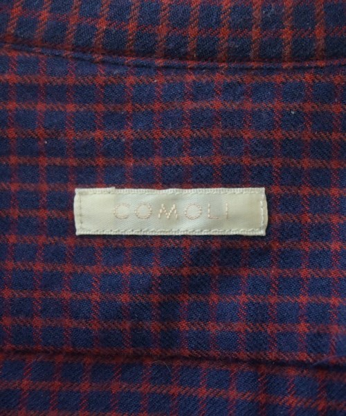 COMOLI（コモリ）カジュアルシャツ 紺 サイズ:3(L位) メンズ/2200666822093