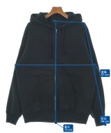 COMOLI（コモリ）パーカー 黒 サイズ:3(L位) メンズ/2200670595020