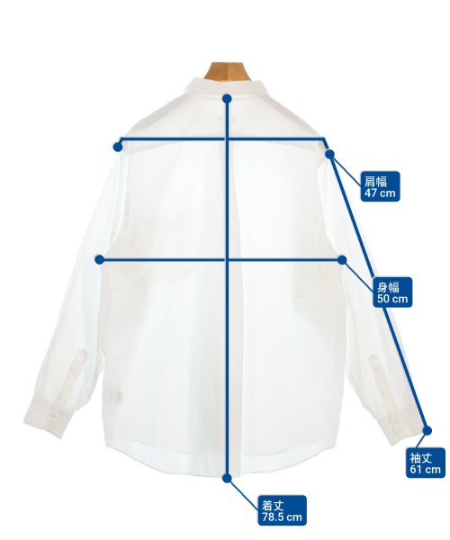 COMOLI（コモリ）カジュアルシャツ 白 サイズ:2(M位) メンズ/2200666749031