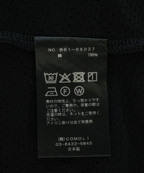 COMOLI（コモリ）タンクトップ 黒 サイズ:2(M位) メンズ/2200724976072