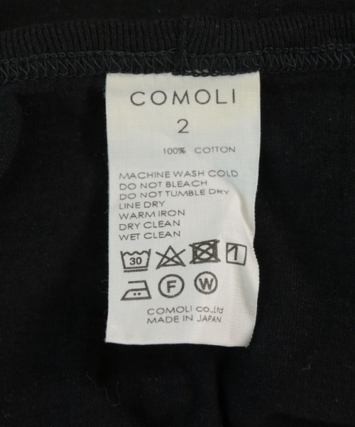 COMOLI（コモリ）タンクトップ 黒 サイズ:2(M位) メンズ/2200724976089