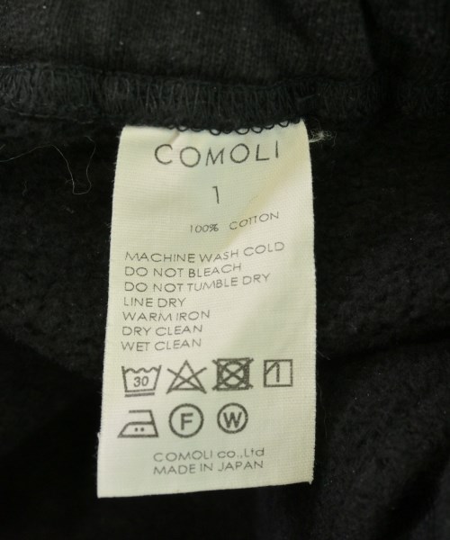 COMOLI（コモリ）スウェットパンツ 黒 サイズ:1(S位) メンズ/2200727265463