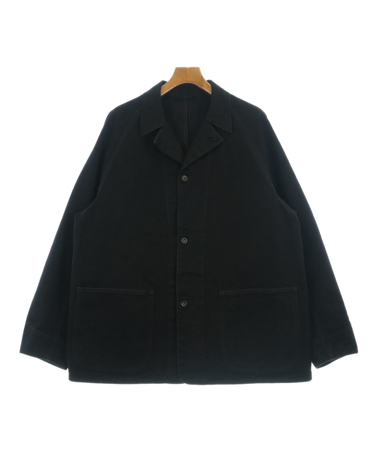 comoli カバーオール COMOLI（コモリ）カバーオール 黒 サイズ:3(L位) メンズ/2200723326021