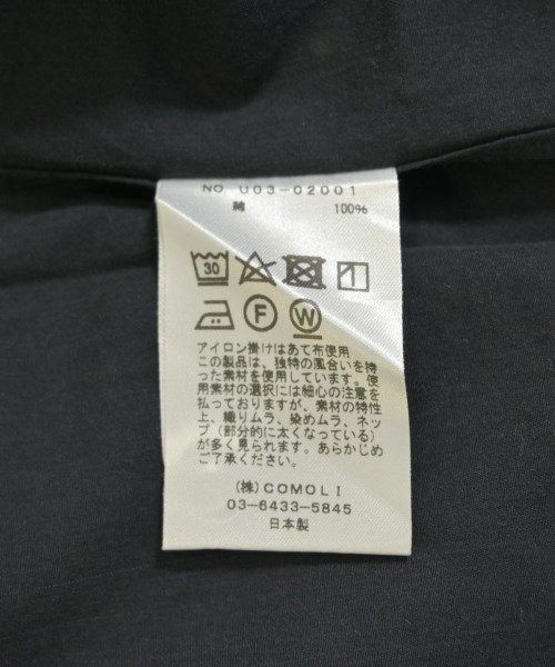 COMOLI（コモリ）カジュアルシャツ 黒 サイズ:2(M位) メンズ/2200716273073