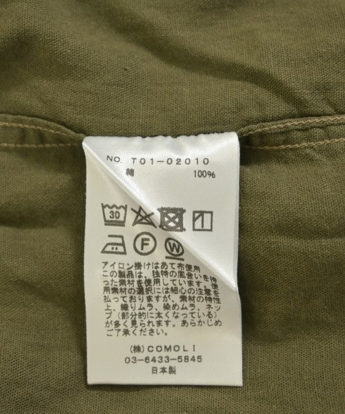 COMOLI（コモリ）カジュアルシャツ カーキ サイズ:2(M位) メンズ/2200716273097