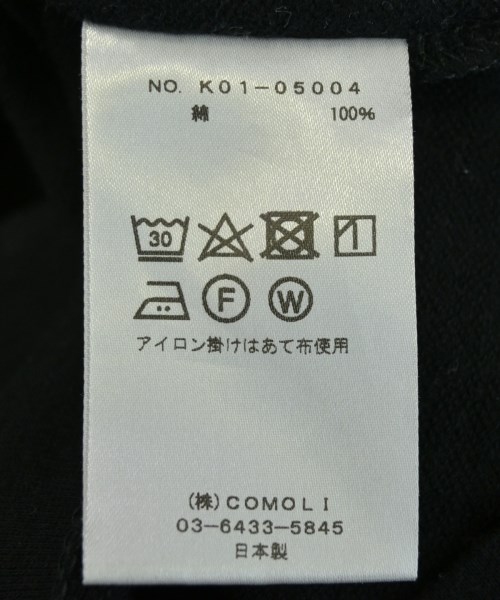 COMOLI（コモリ）Tシャツ・カットソー 黒 サイズ:1(S位) メンズ/2200716273233