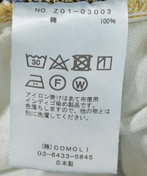 COMOLI（コモリ）デニムパンツ 紺 サイズ:2(M位) メンズ/2200690697025